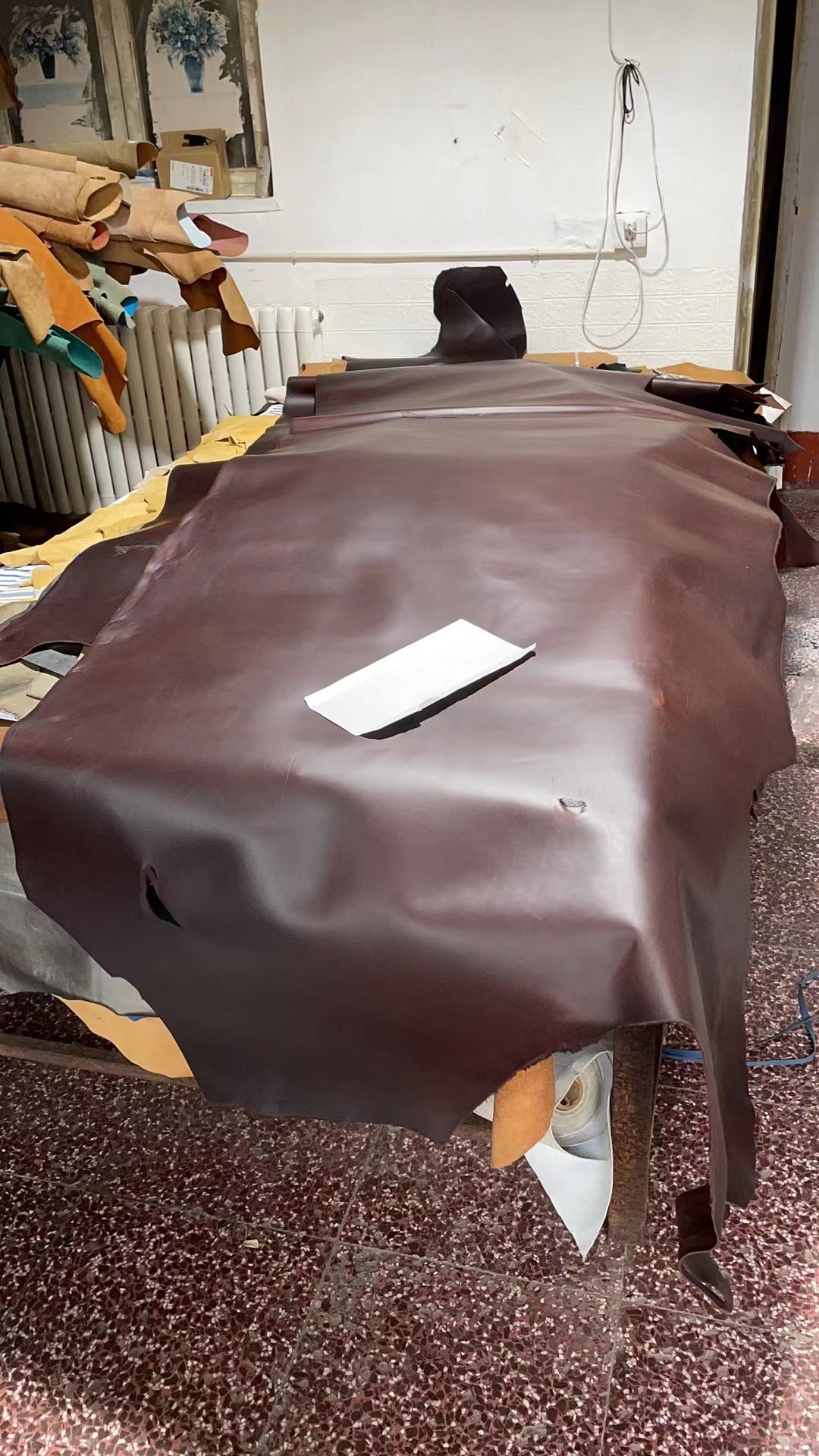 Horween Style Oil Tanned Leather-45 Feet 2mm Thickness