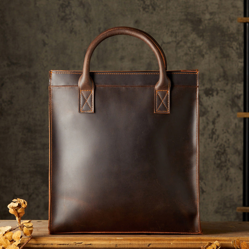 Leather Briefcase-34*12*32cm/1.1KG