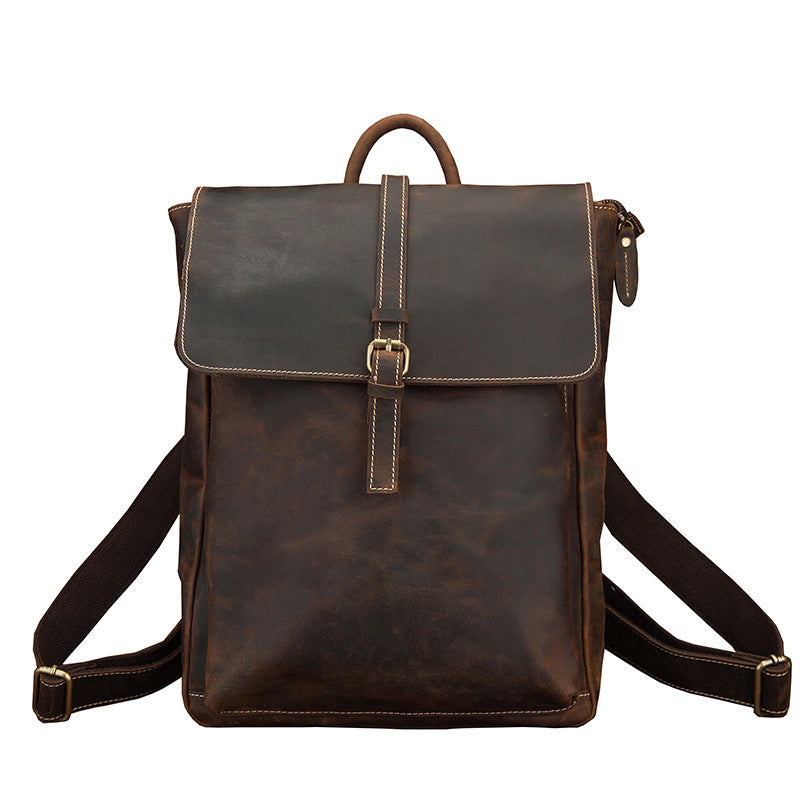 Crazy Horse Leather Bag-15*6*12 inch/1.3 kg