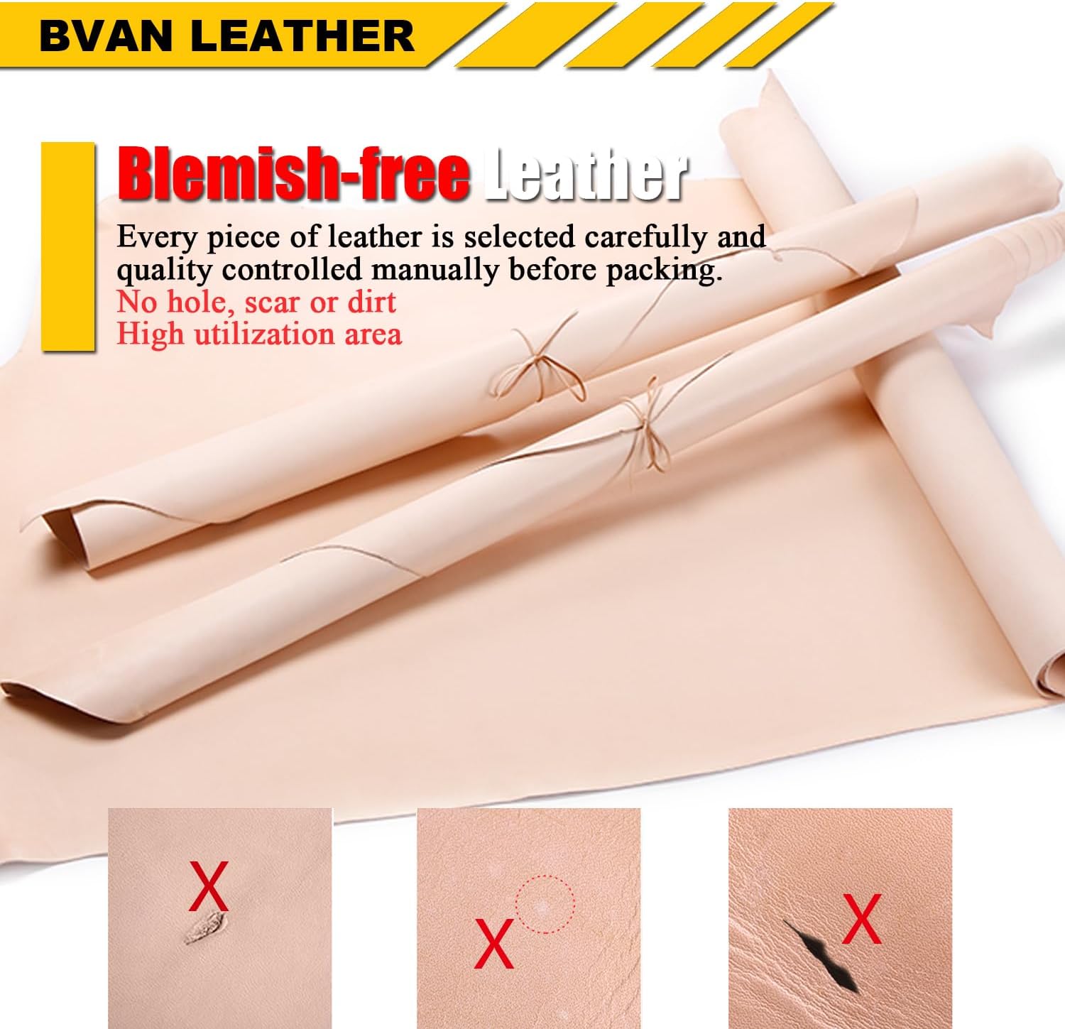 Flawless Veg Tan Leather-Grade A