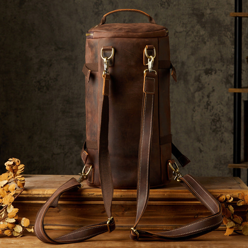 Crazy Horse Leather Bag-16*9*9inch/1.1kg