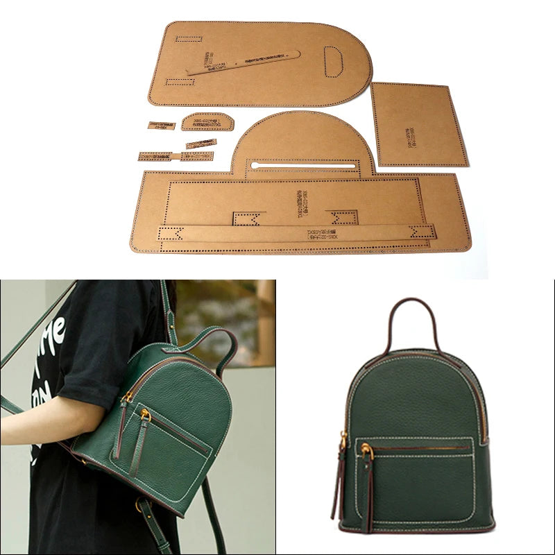 Women Backpack Sewing Kraft Paper Template Sewing Craf 21.5x25cm