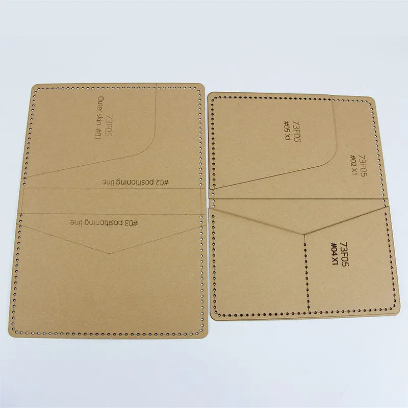 Wallet Card Bag Leather Template Pattern